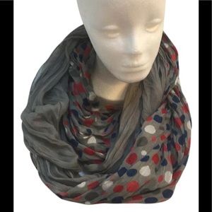Dotted infinity scarf loop polka dots tik tok